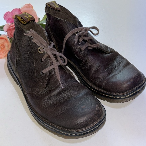 Doc MARTENS Chukka boots SUSSEX Size 9 BROWN 90s grunge boots 1800s men’s boots - Picture 3 of 17